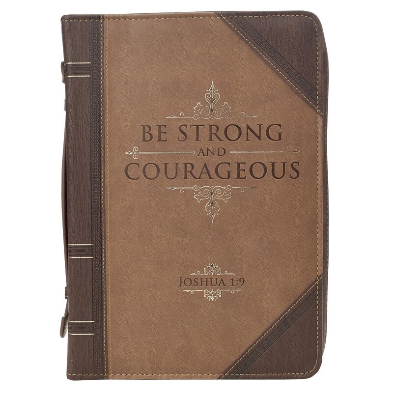Be Strong and Courageous Portfolio Design Bible Cover
