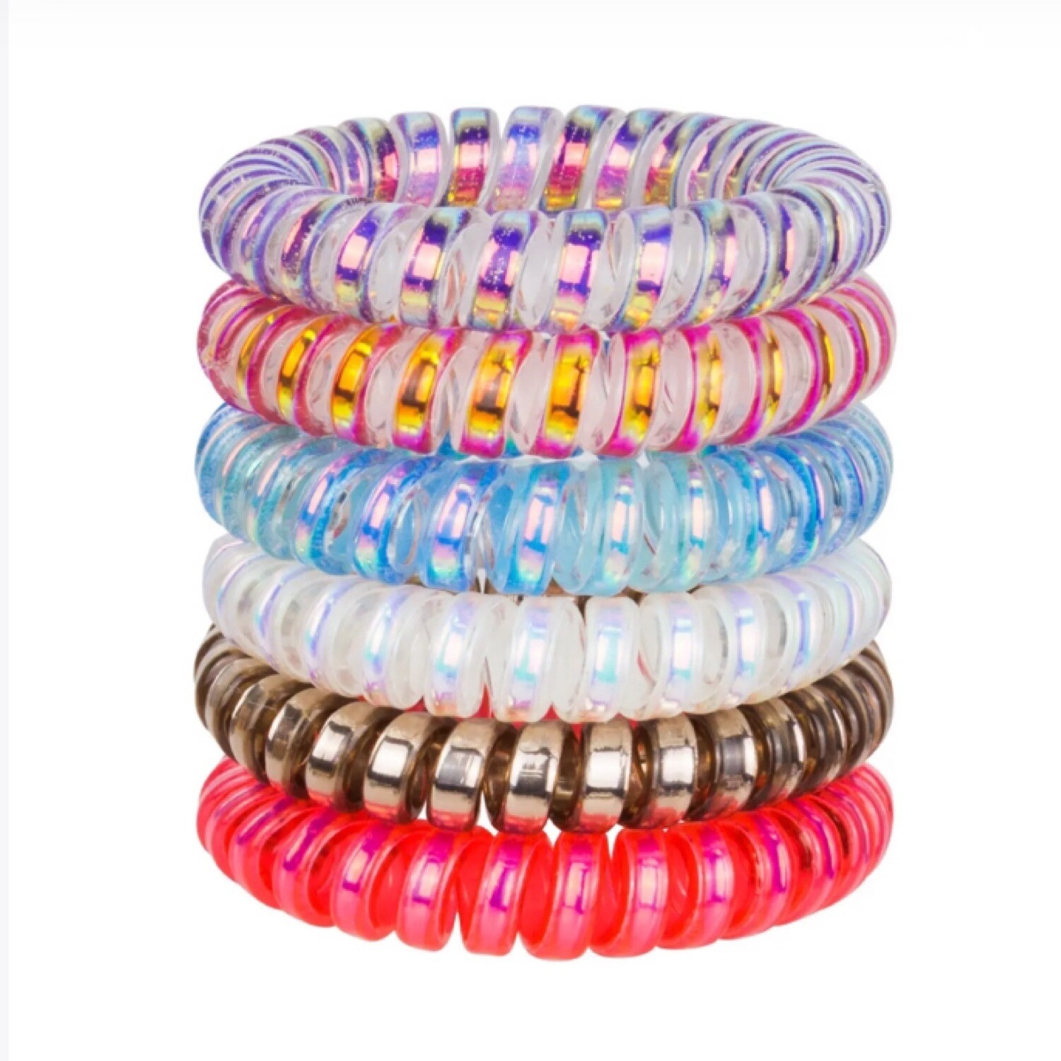 Bright Holographic SwirlyDo Hair Ties