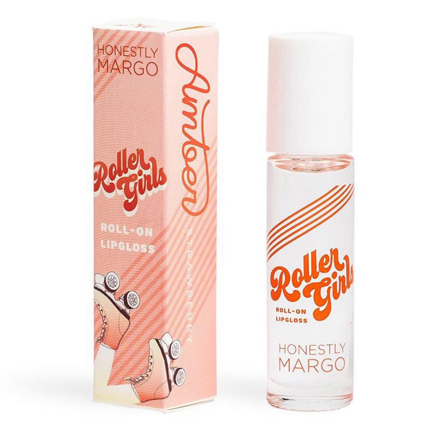 Roller Girls. Strawberry Amber Roll-On Lipgloss