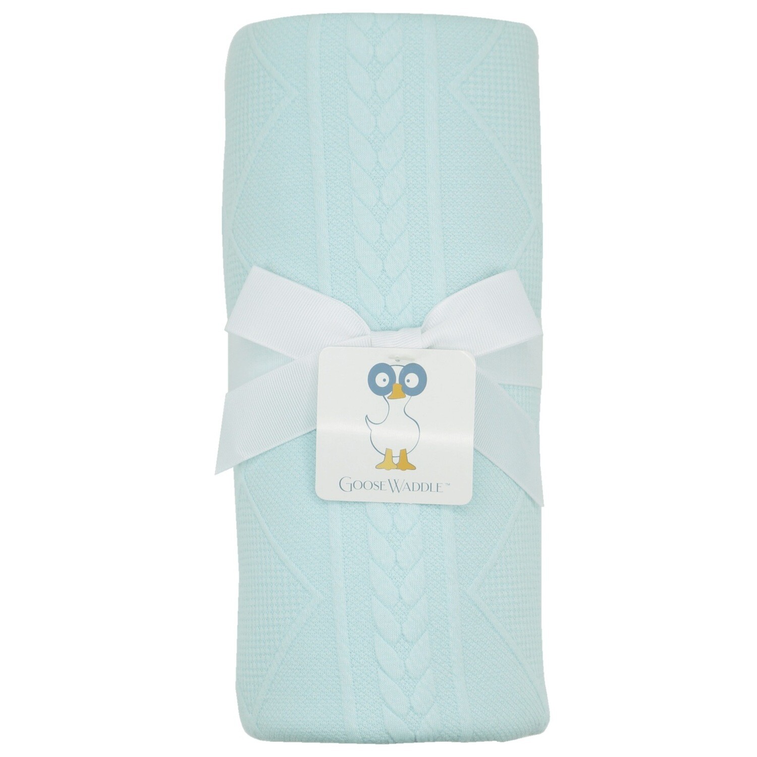 Mint Knit Blanket