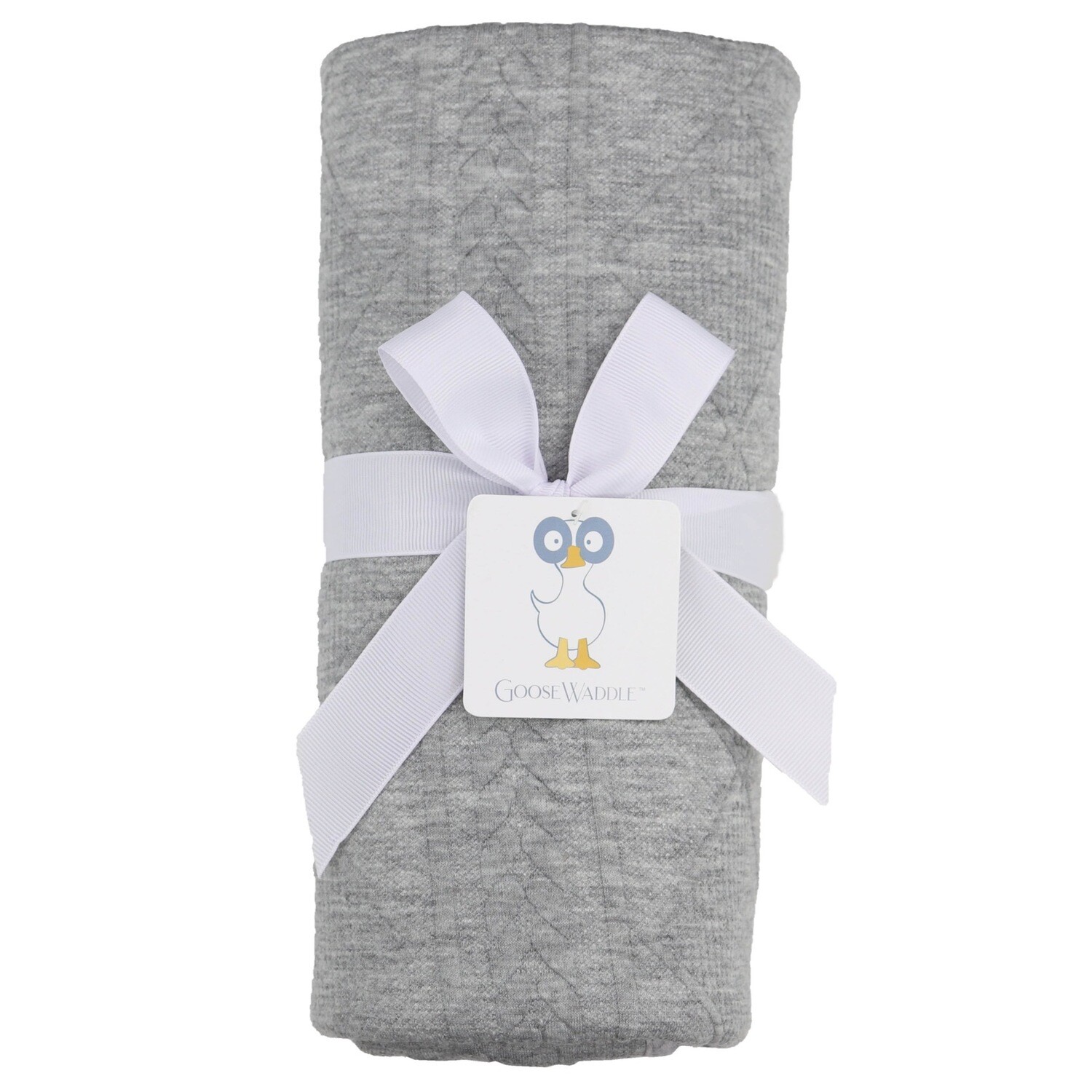 Gray Knit Blanket