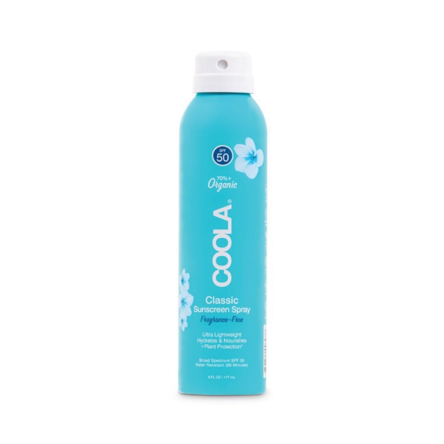 Classic Sunscreen Spray. Fragrance Free. 50 SPF
