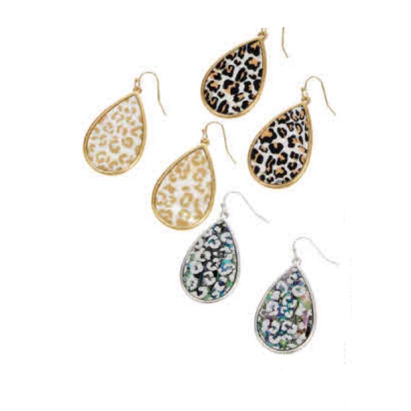 Animal Print Earrings