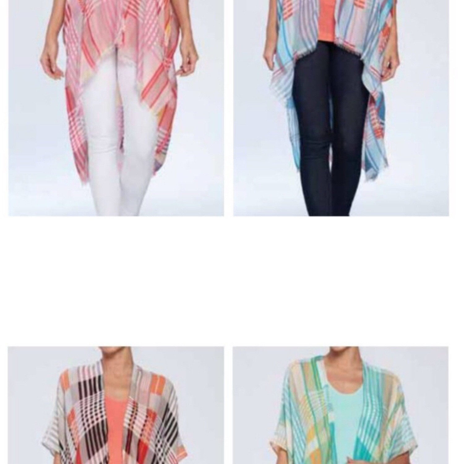 Assorted Chloe Plaid Kimono