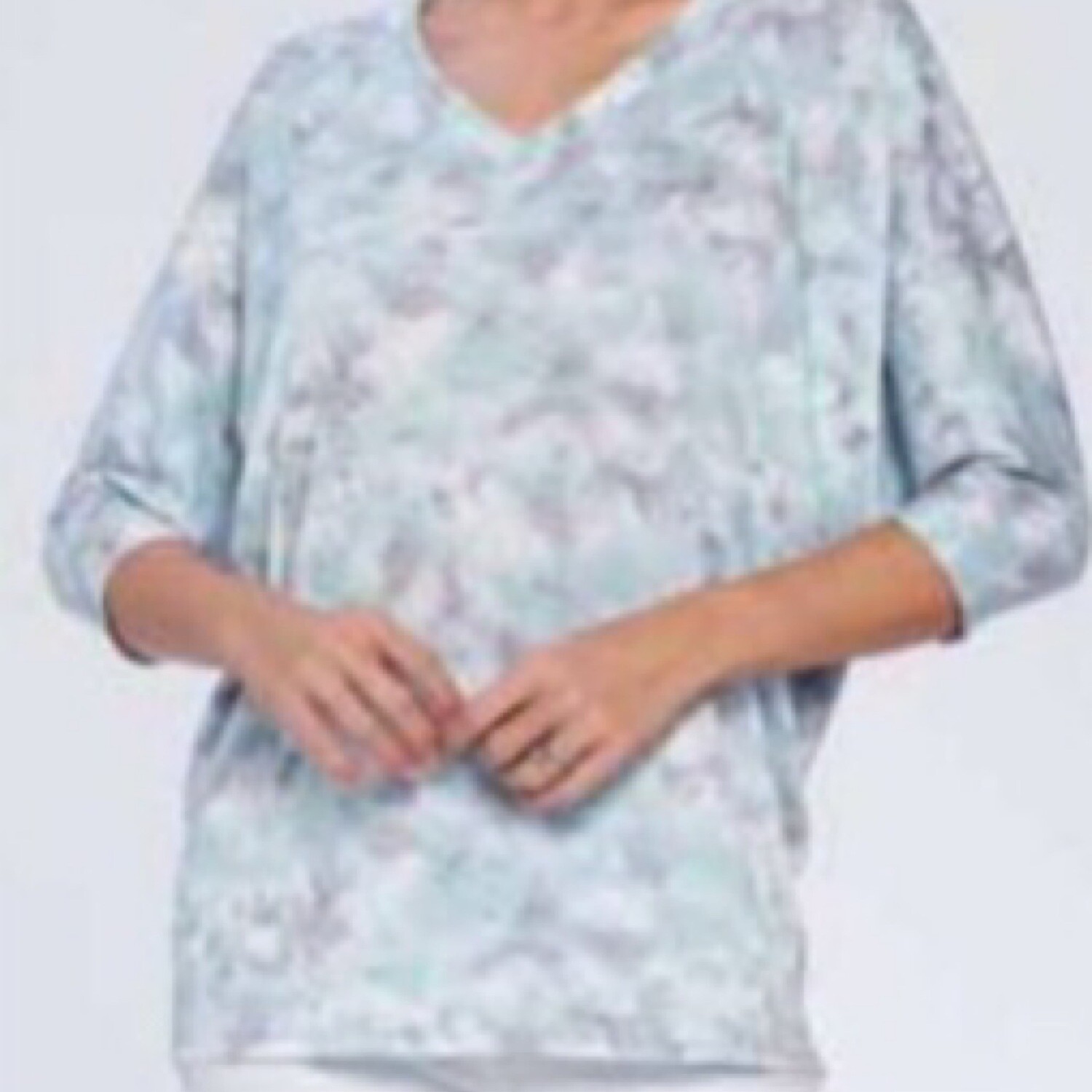 Blue Tie-Dye Ava Dolman Top