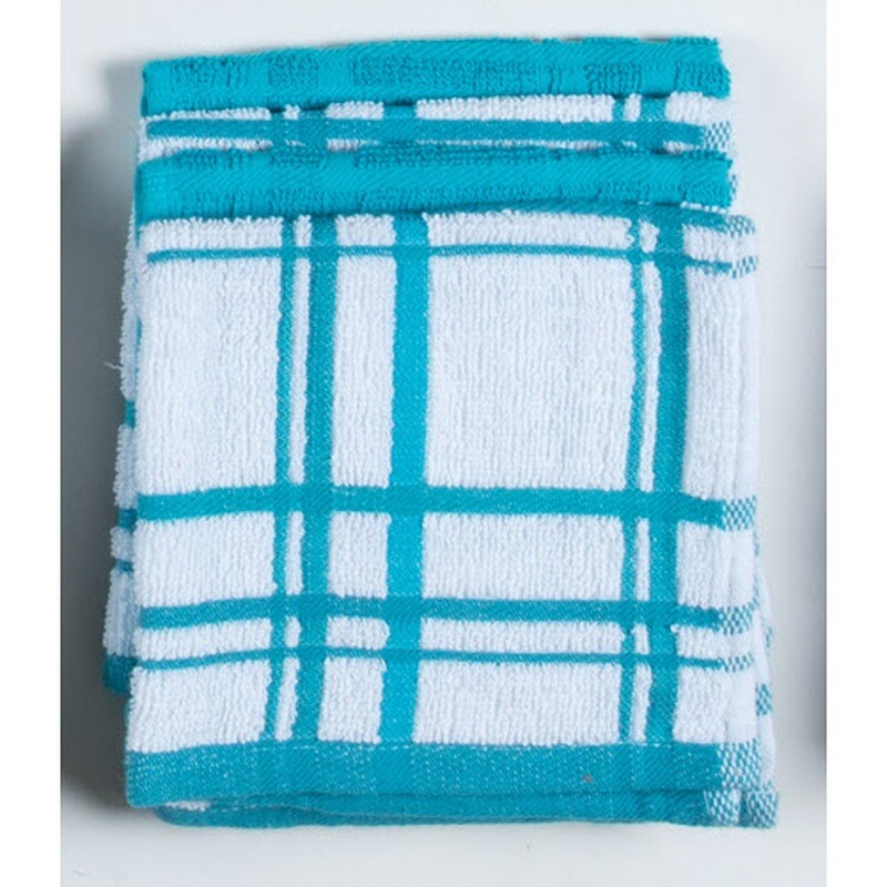 Peacock Dish Cloths. 4 set