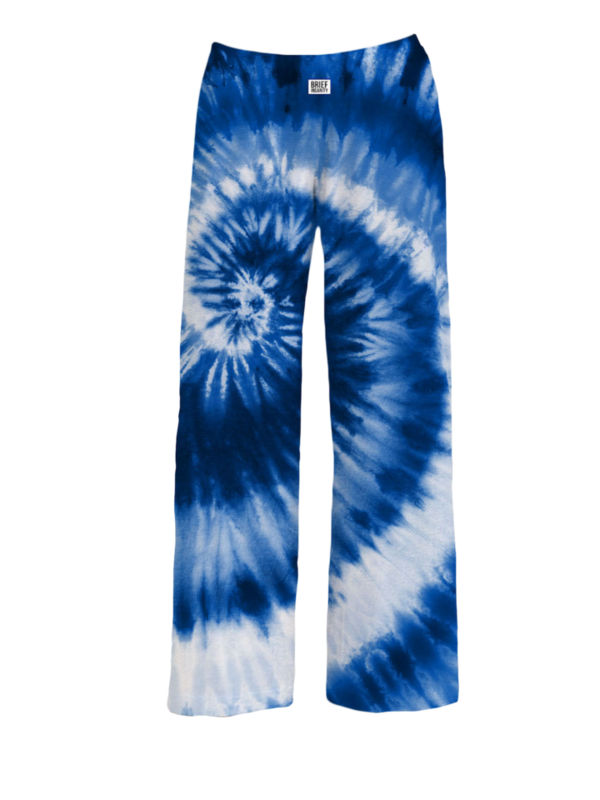 Blue and White Tye-Dye Pajama Pants
