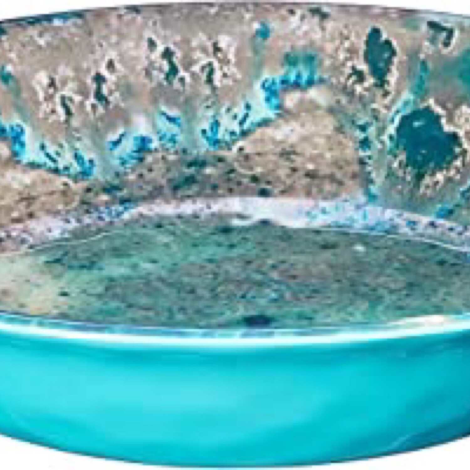  Radiance Teal Large Serving Bowl