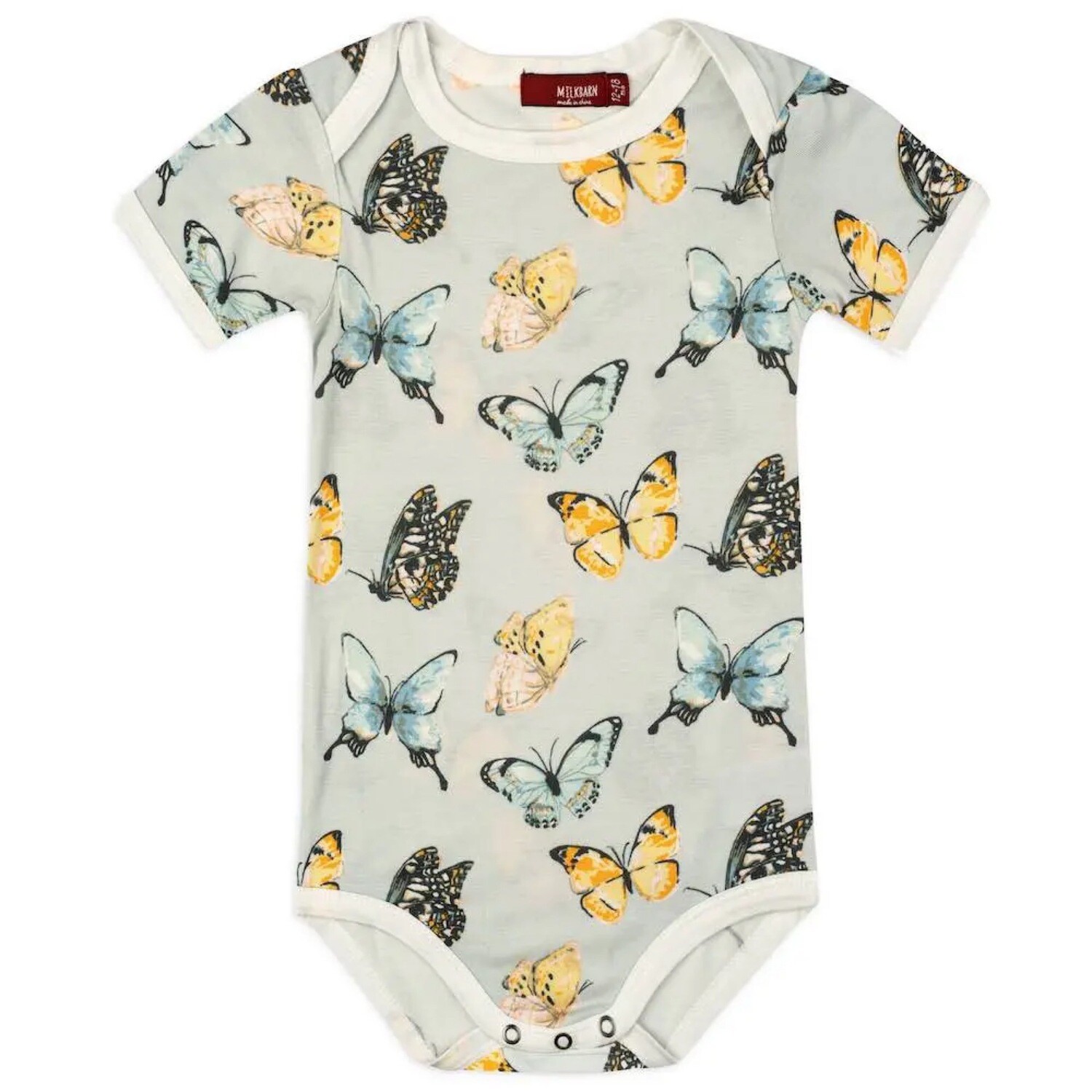 Short Sleeve Butterfly One Piece