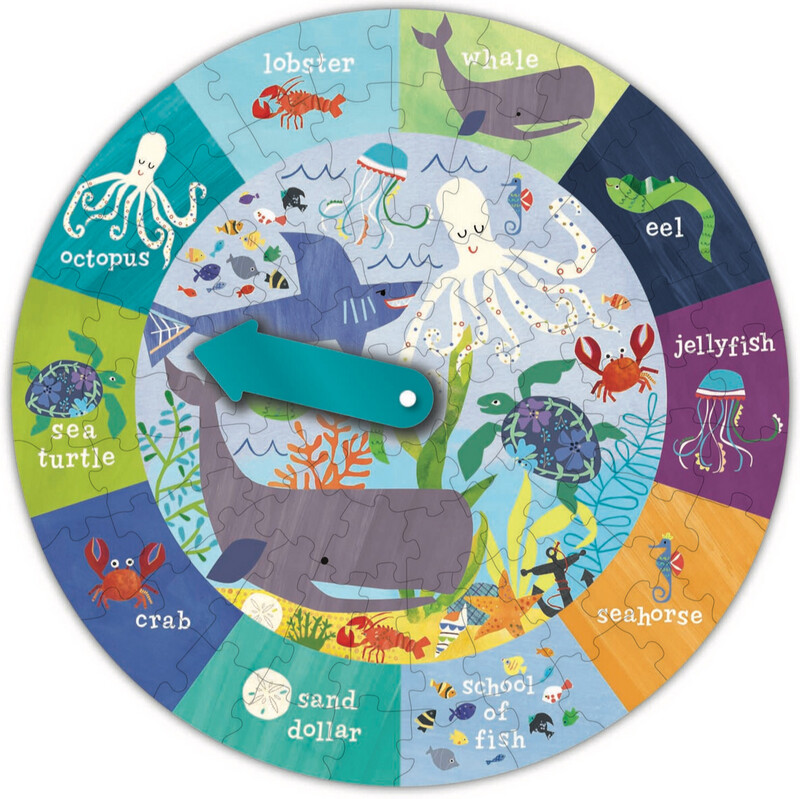 Under The Sea Round Puzzle. 19in