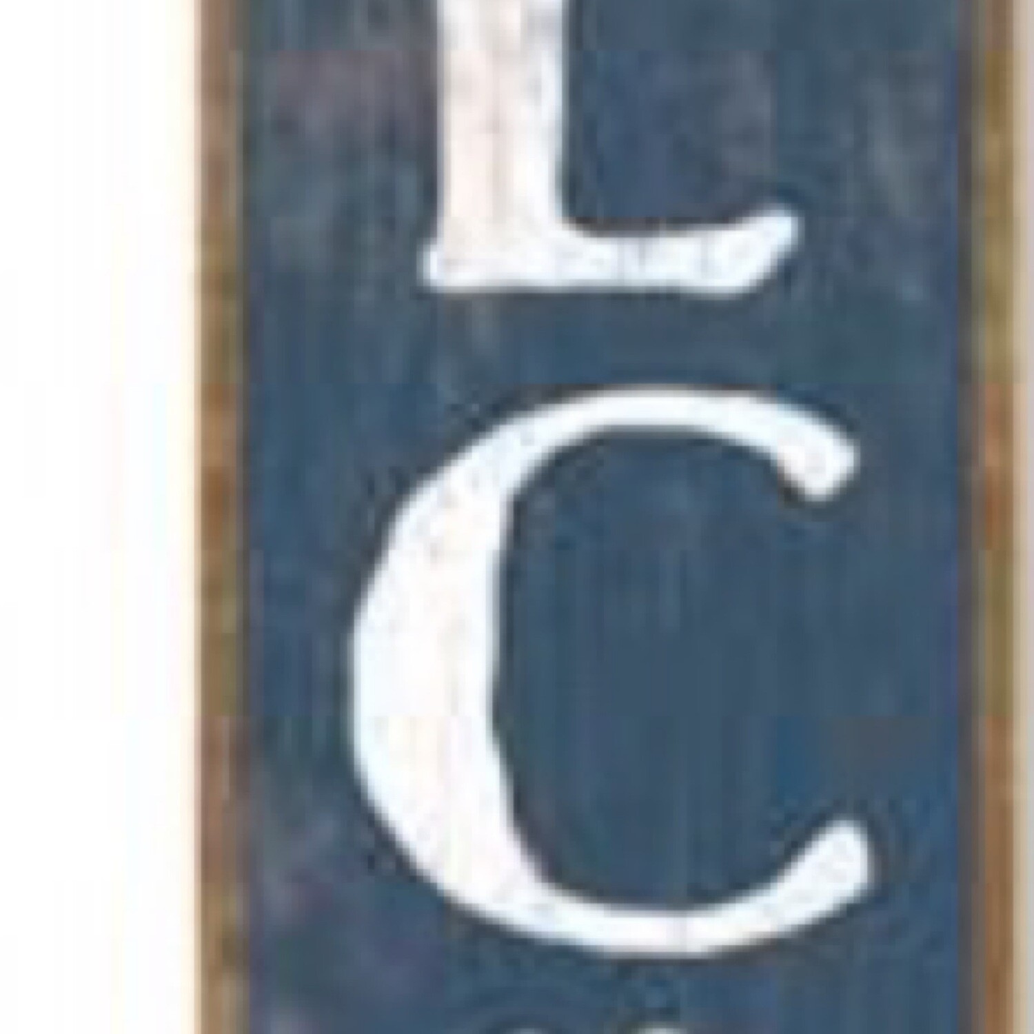 Porch Board - Welcome - Blue W/ Yellow Daisy