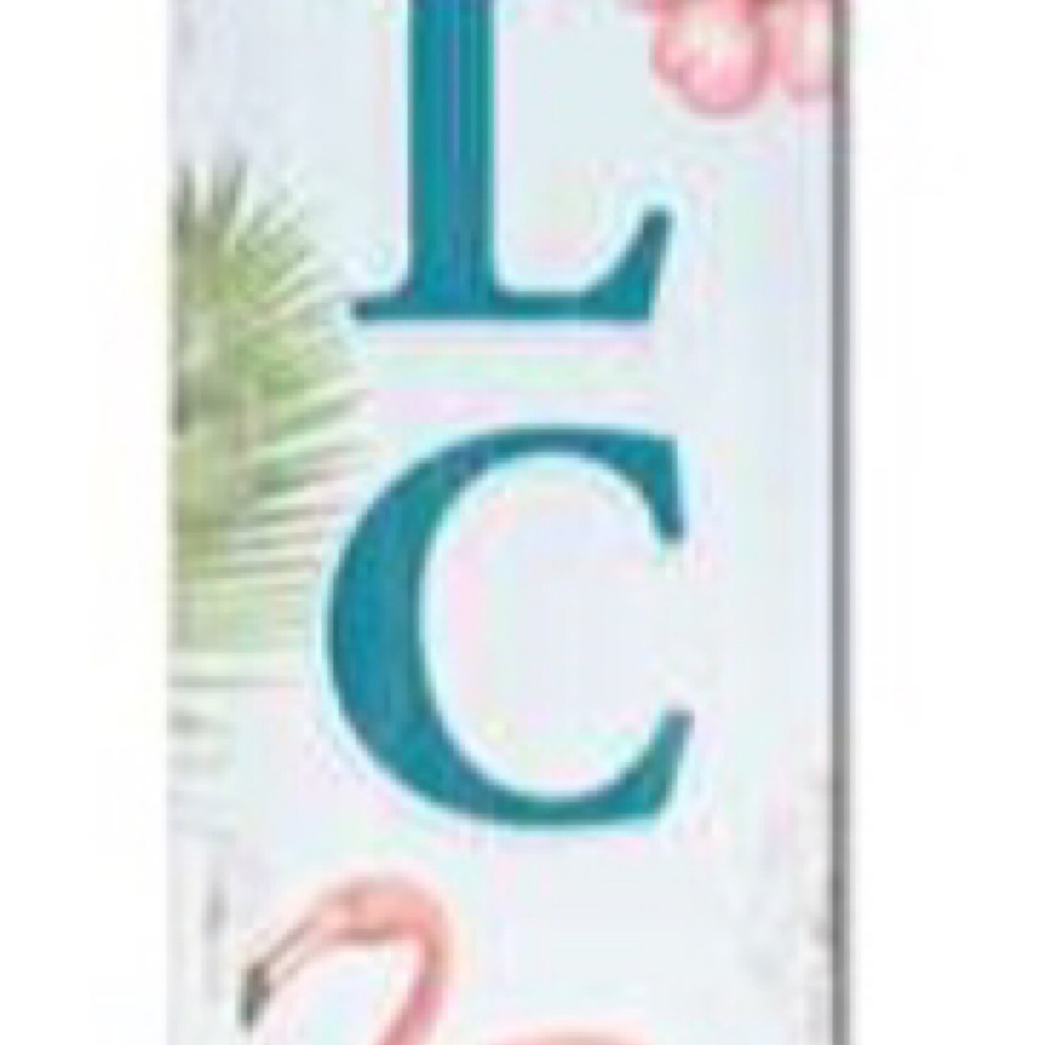 Porch Board - Welcome - Flamingo