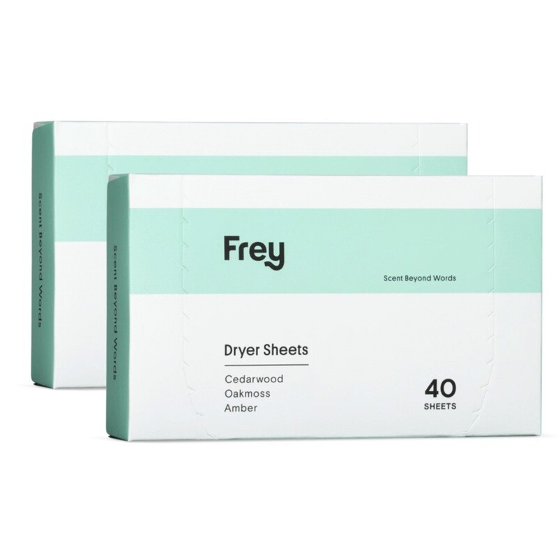 Dryer Sheets. 40 Sheets. Cedarwood, Oakmoss, Amber