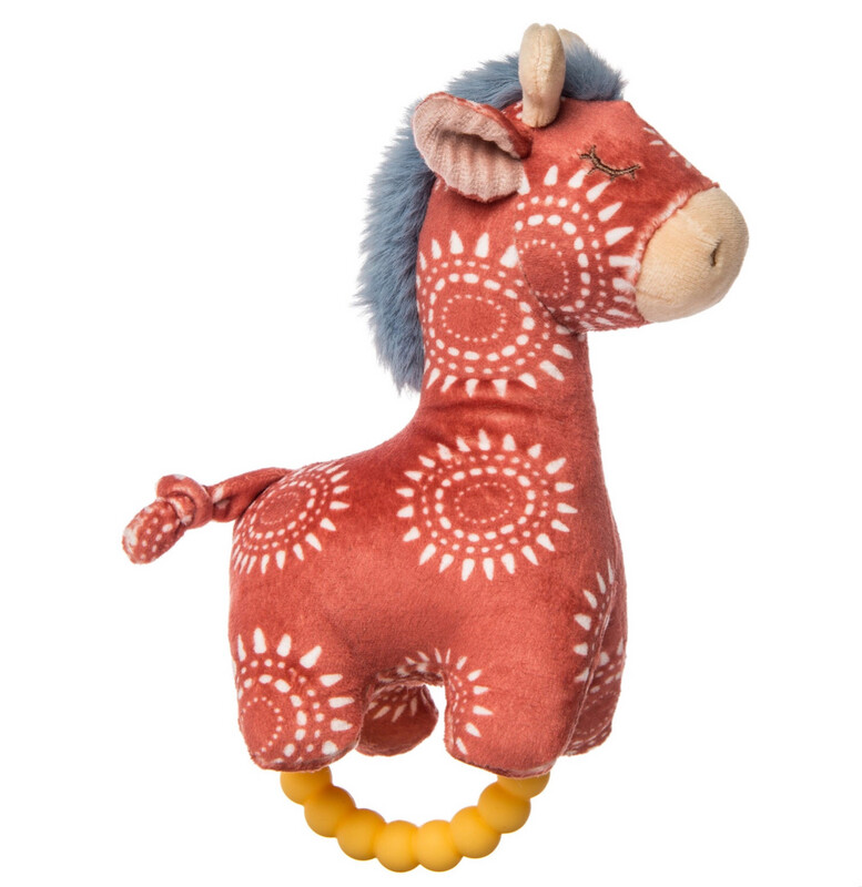 Boho Baby Giraffe Teether Rattle