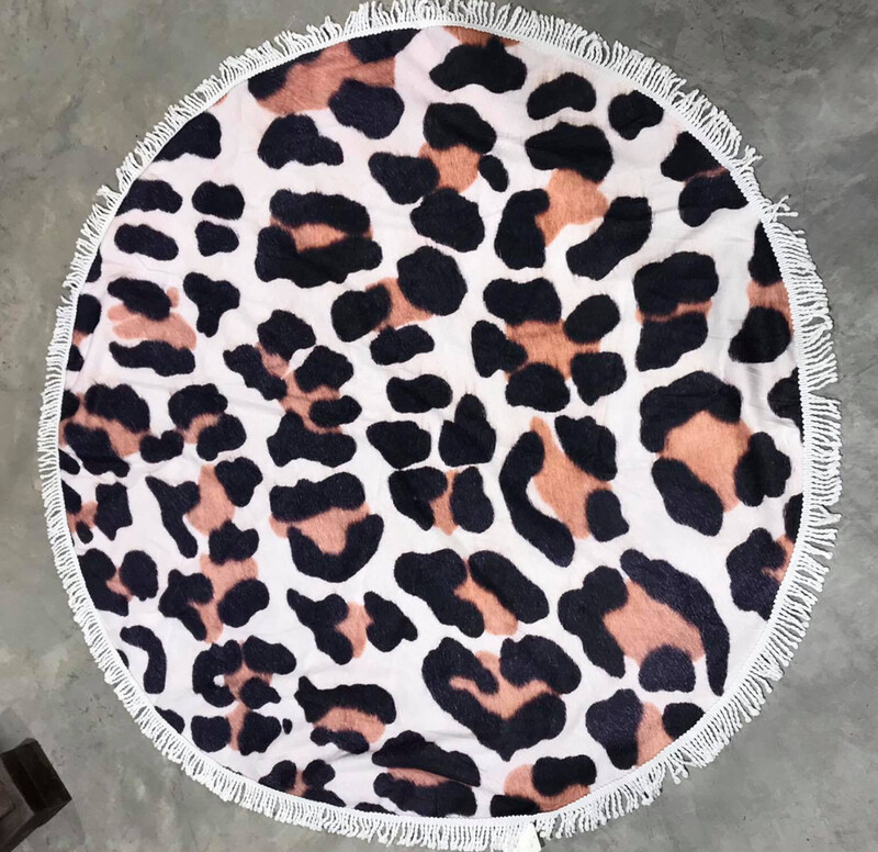 Circle beach towels