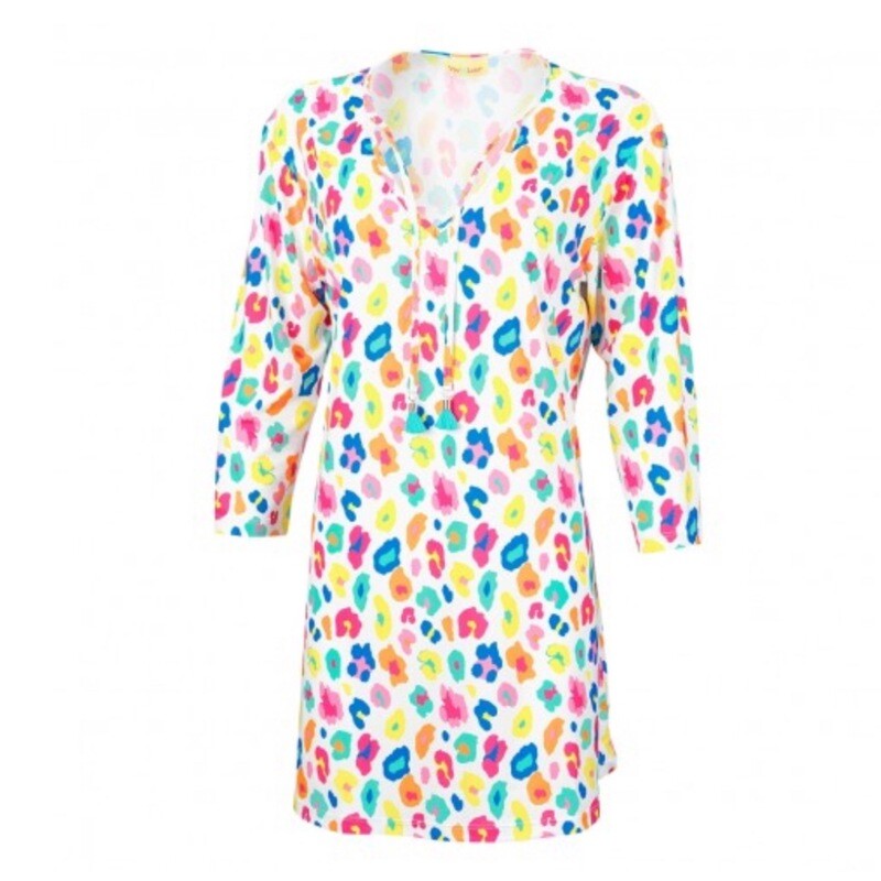 Fun Leopard Tunic Dress