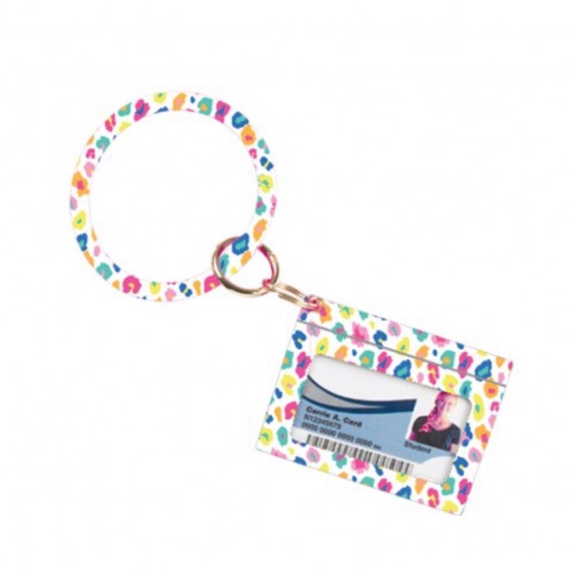 Fun Leopard Card Holder Wallet Bracelet