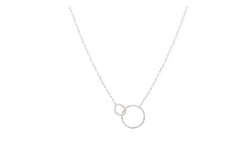 The Good Gets Better Keepsake Card with Intertwined Hoops Necklace