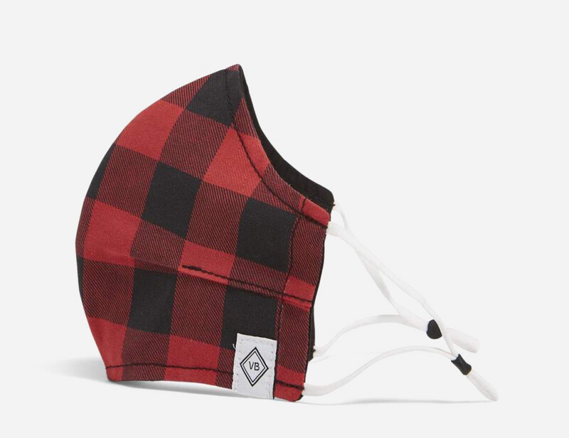 Tango Red Buffalo Check Mask