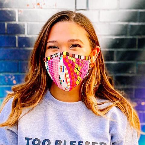 Multicolored Fabric Mask