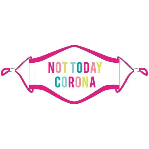 Not Today Corona Mask with Lanyard