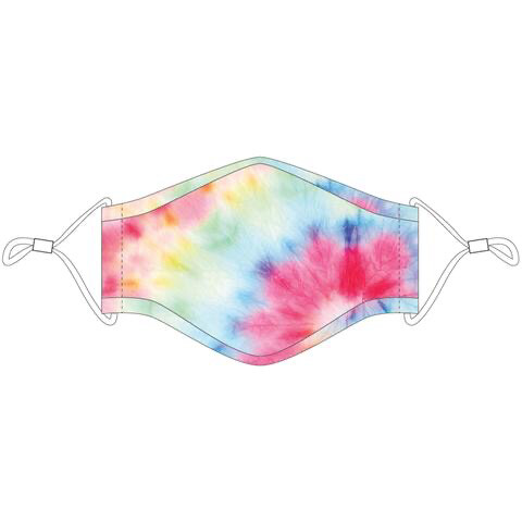 Kids.  Tye Dye Mask with Lanyard 