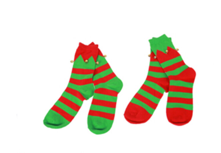 Elf Feet. Knit Crew Socks