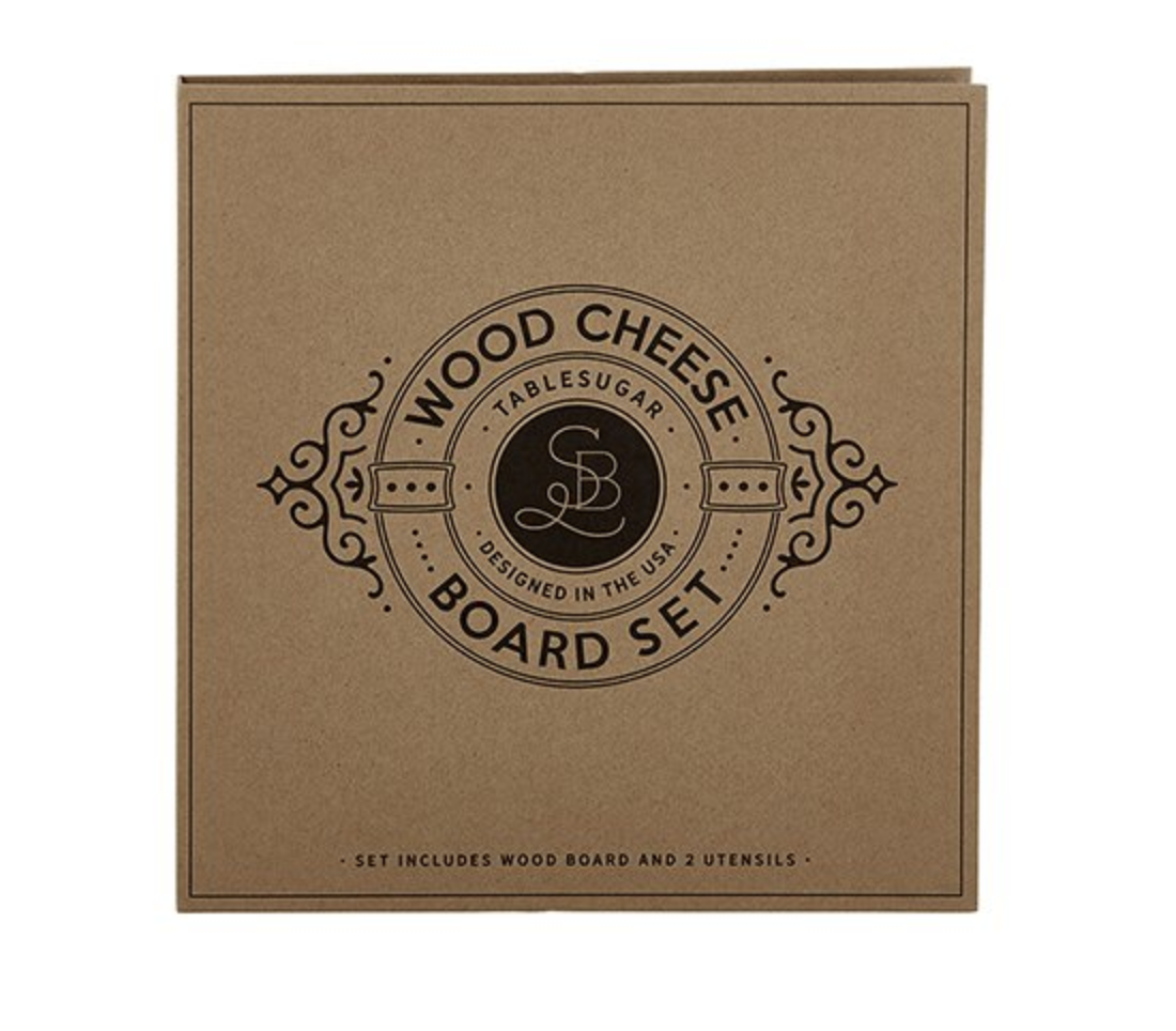 CARDBOARD BOOK SET - Wood Cheese