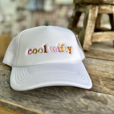 COOL WIFEY TRUCKER HAT
