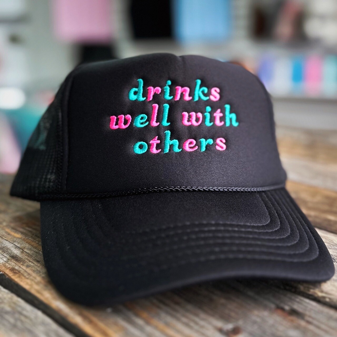 DRINKS WELL WITH OTHERS HAT 