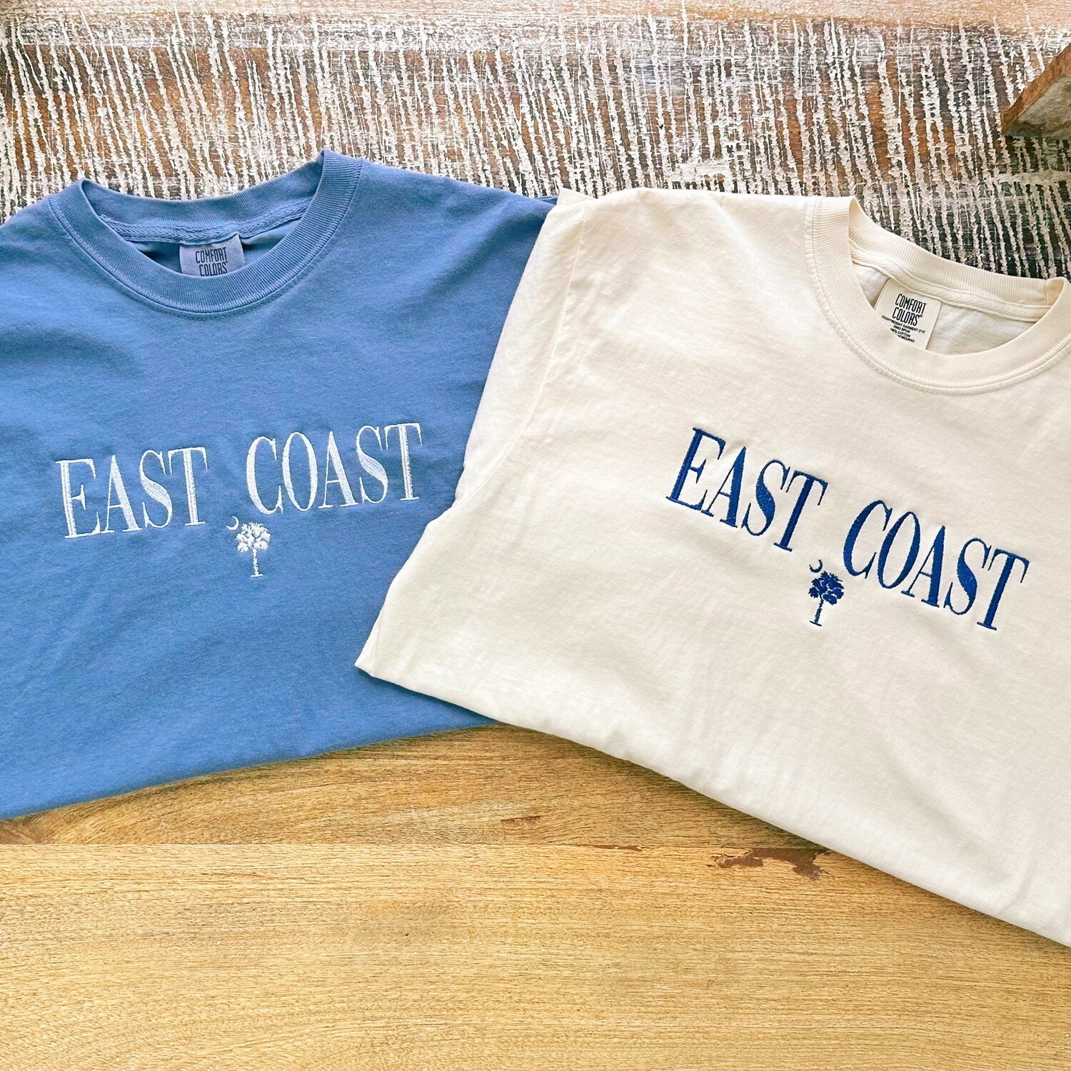 EAST COAST Embroidered T-Shirt