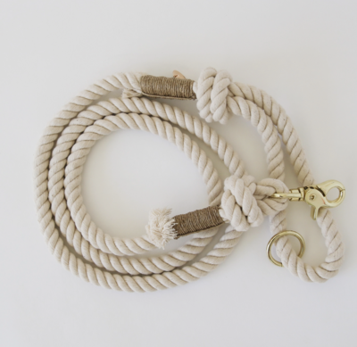 'Vanilla Cream' - Dog Rope Leash