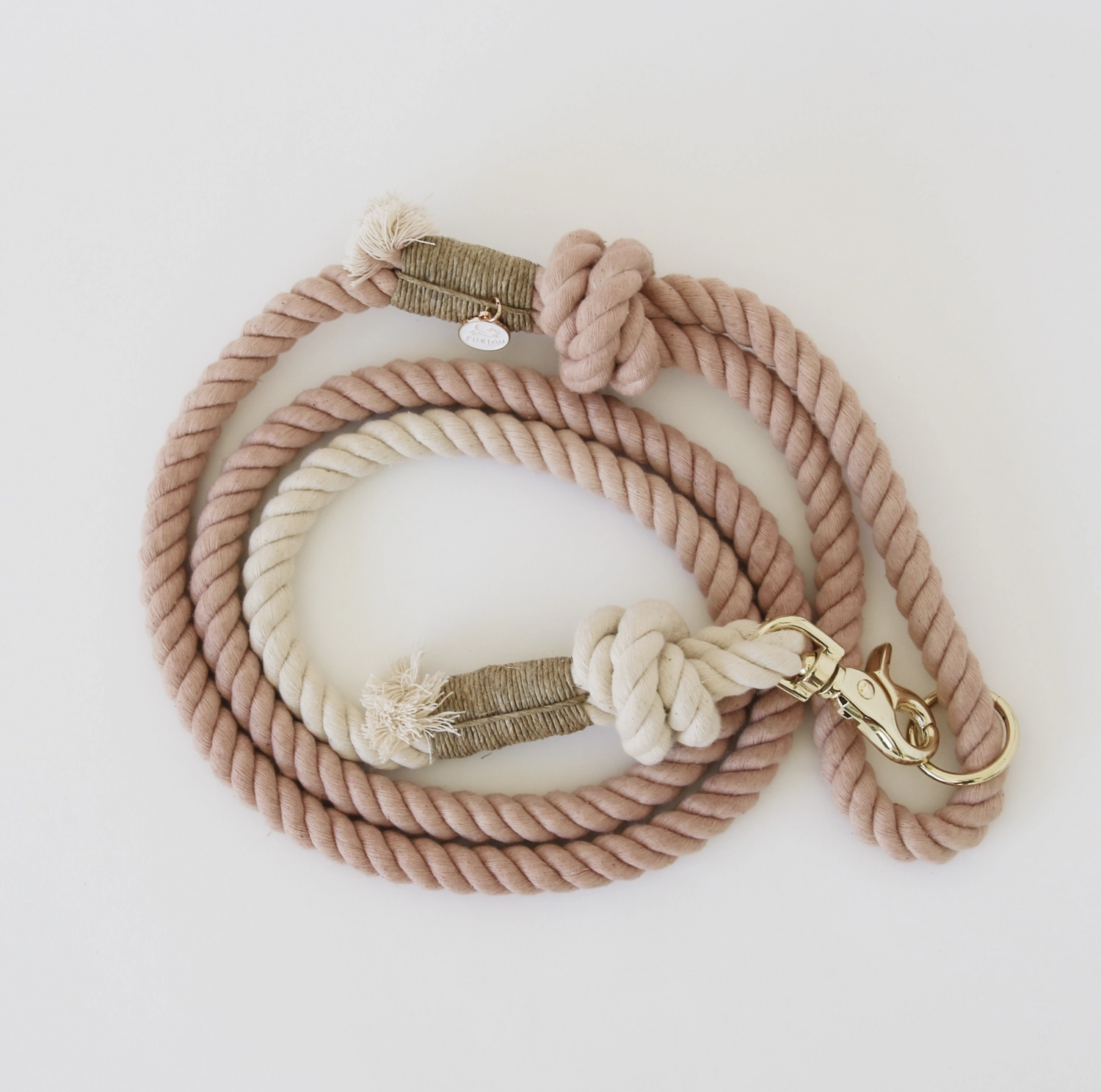 'Antique Rose' - Dog Rope Leash
