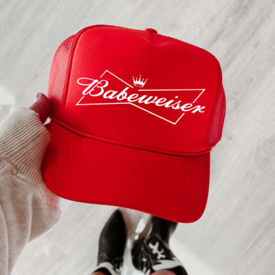 BABEWEISER (outline) Trucker Hat