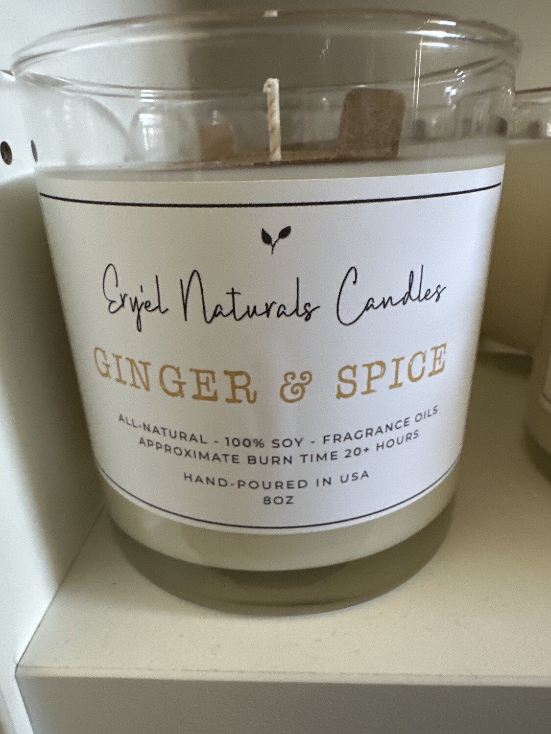 Ginger and spice Candle