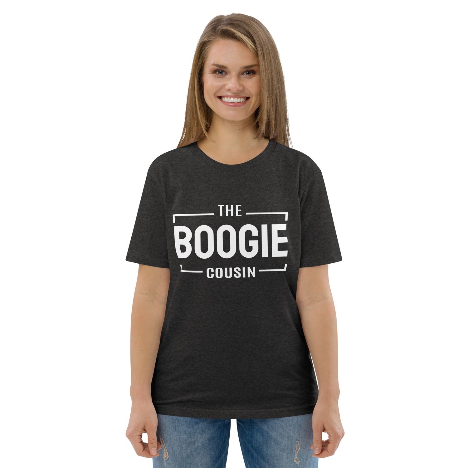 Unisex Organic cotton Boogie Cousin t-shirt
