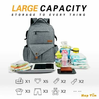 Diaper Bag Backpack Multi-Functional - Diaper Bags for Baby Girl Boy Large Capacity Dad Work Bag