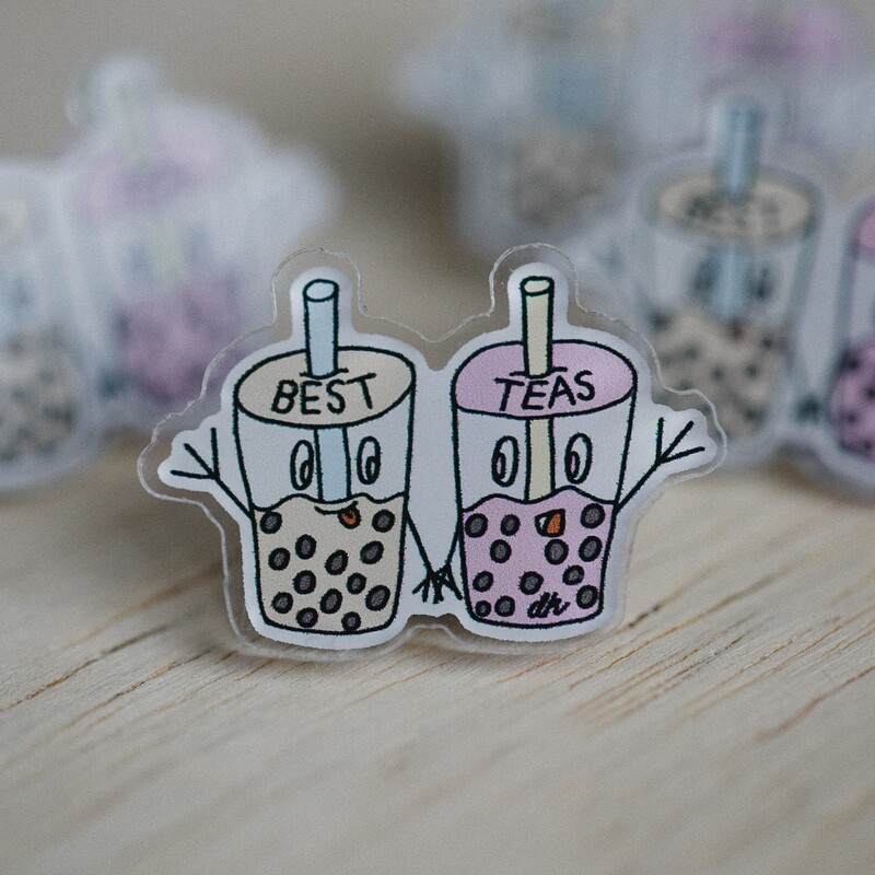 Best Teas | Acrylic Pin