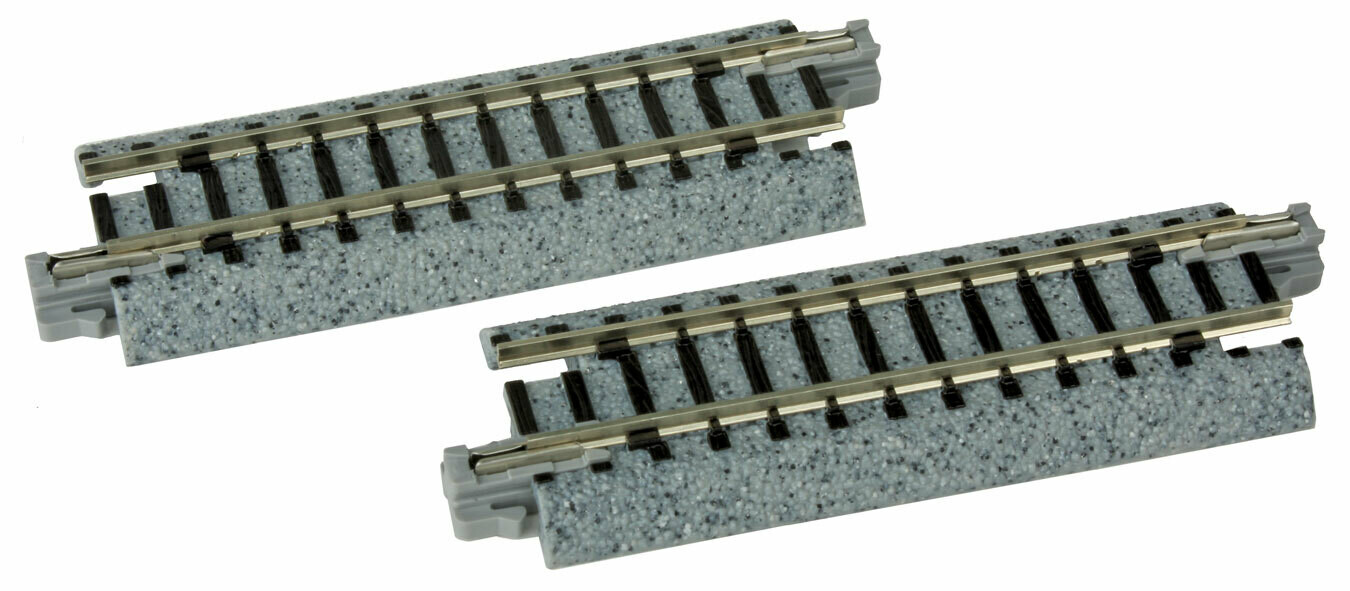 N Unitrack Straight 2 1/2" Section 2 Pack 