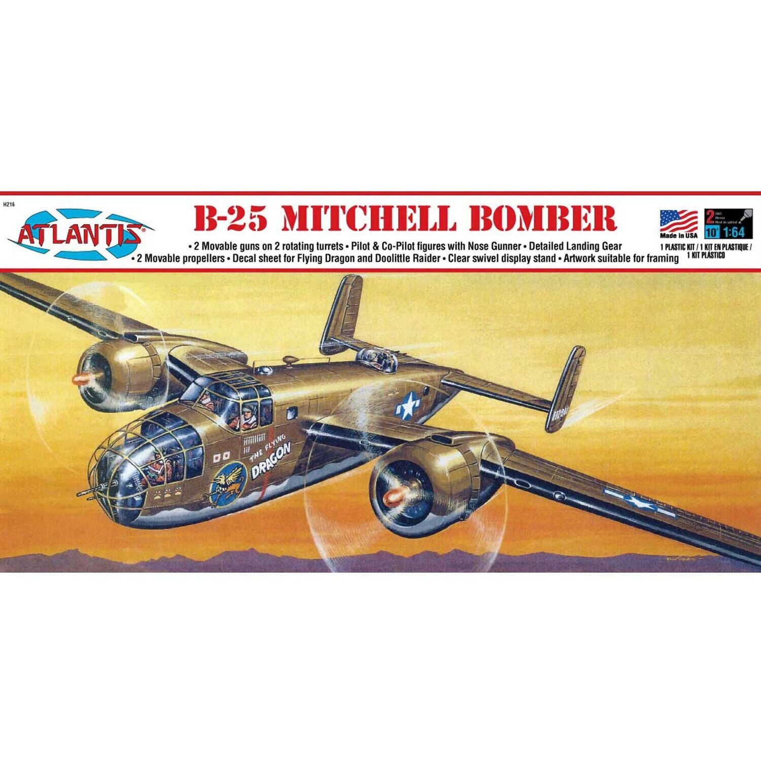 @@B-25 Mitchell Bomber Flying Dragon Model 1/64