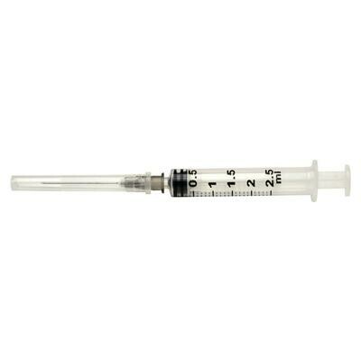 SIRINGA STERILE DA 2,5 ML FARMAC ZABBAN AGO 22 G CF 100 PZ