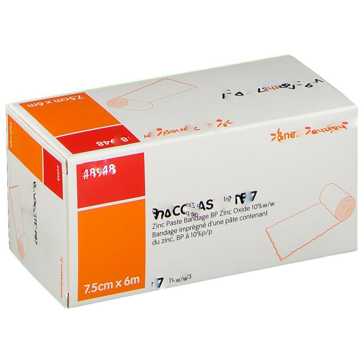 BENDA ALL&#39;OSSIDO DI ZINCO VISCOPASTE CM 7,5X6MT
