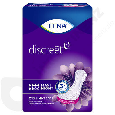 TENA DISCREET MAXI NIGHT CF 12 PZ