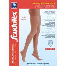 COLLANT 70 DENARI PUNTA APERTA SCUDOTEX COL. NERO. MISURE DISPONIBILI: DALLA II ALLA V.