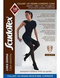 COLLANT 140 DENARI MICROFIBRA COPRENTE SCUDOTEX COL. NERO. MISURE DISPONIBILI: DALLA II ALLA IV.