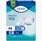 PANNOLONE TENA SLIP PLUS CON ADESIVI cf 10pz MISURA MEDIA