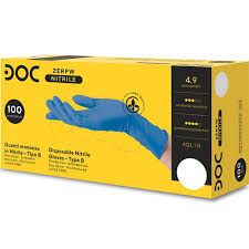 GUANTI NITRILE NERI SENZA POLVERE MEDIUM CF 100PZ