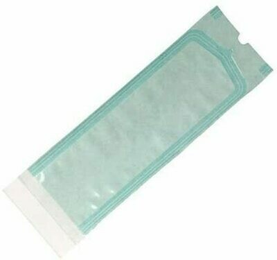 BUSTE PIATTE X STERILIZZAZIONE AUTOSALDANTI Cm.14X26 CF. DA 200 PZ.