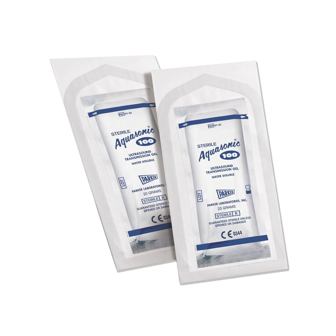 GEL ULTRASUONI AQUASONIC 100 STERILE In Bustina Da Gr. 20 - Conf. 48 Pz.