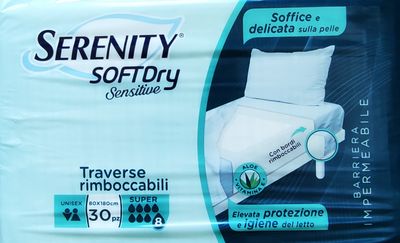 TRAVERSE SALVA MATERASSO RIMBOCCABILI SERENITY 80X180 CF 30PZ